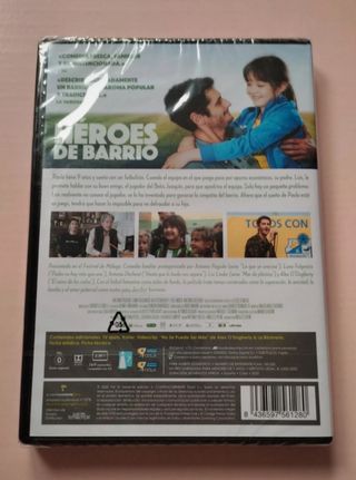 DVD Héroes de barrio nueva, sin abrir