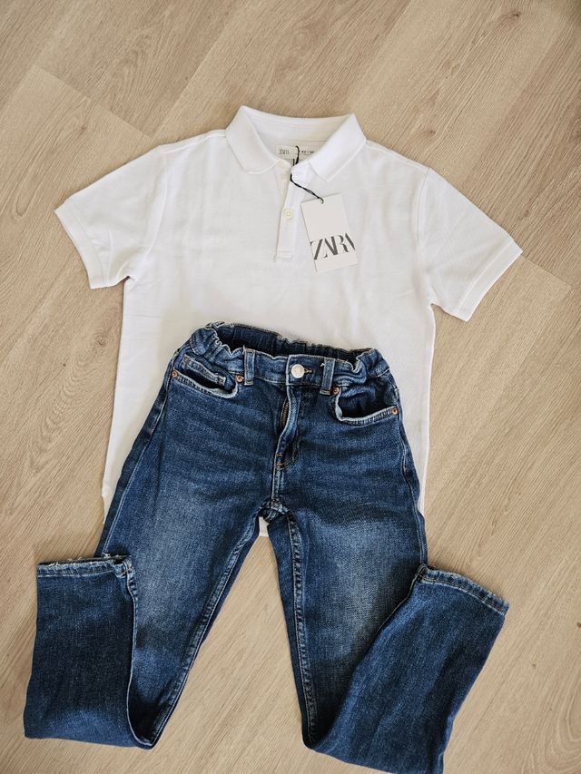 Vaquero y polo, ZARA