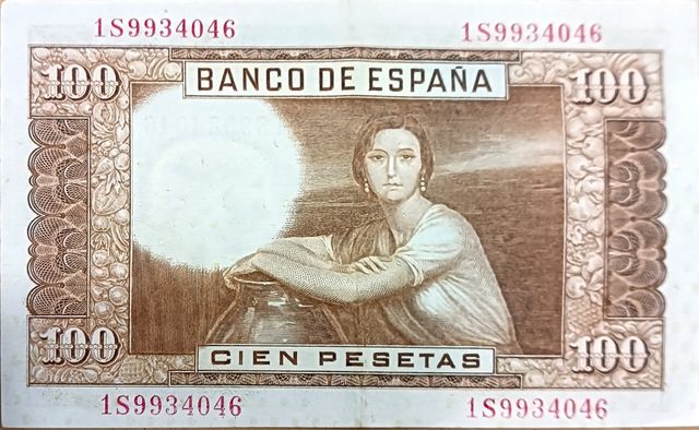 Billete 100 pesetas 1953