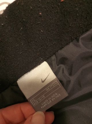 Giaccone nero ragazzo Nike