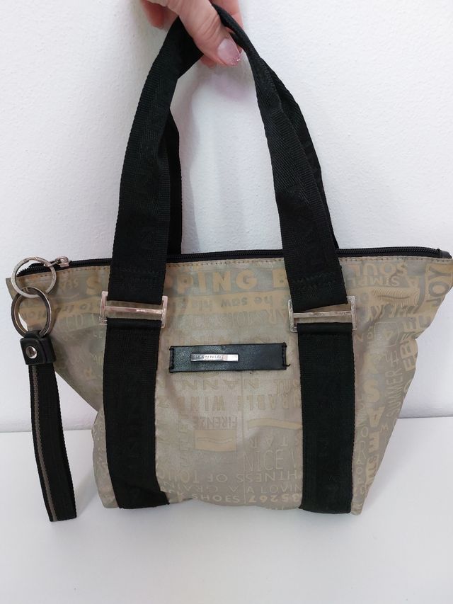 Borsa a mano Nannini con portachiavi