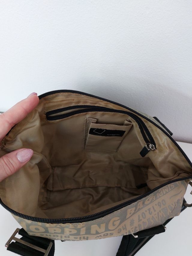 Borsa a mano Nannini con portachiavi