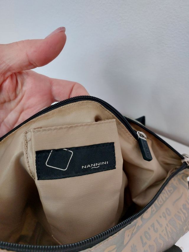 Borsa a mano Nannini con portachiavi