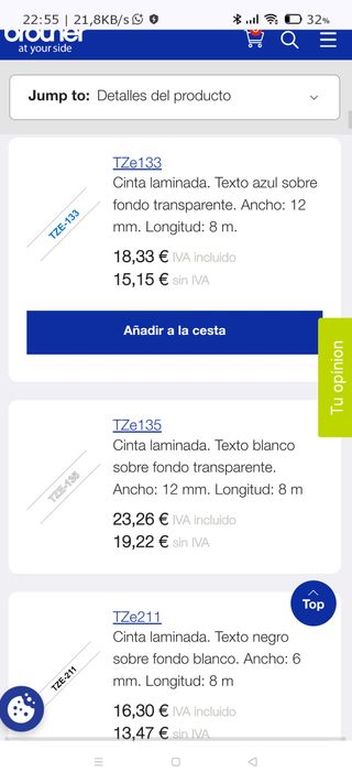 Impresora de etiquetas como nueva