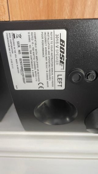 PAREJA DE ALTAVOCES BOSE SERIE 301 V MARRON