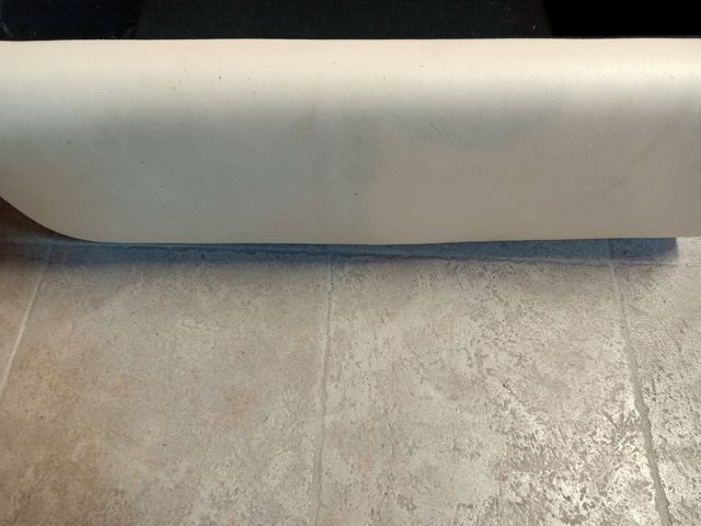 Pouf poggiapiedi contenitore in pelle