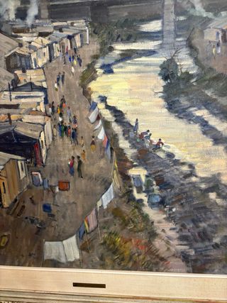 Cuadro de Josep Verdaguer. Colección rio Ripoll