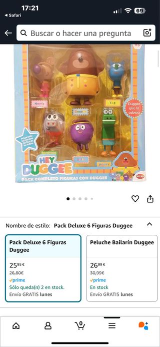 Muñecos hey Duggee
