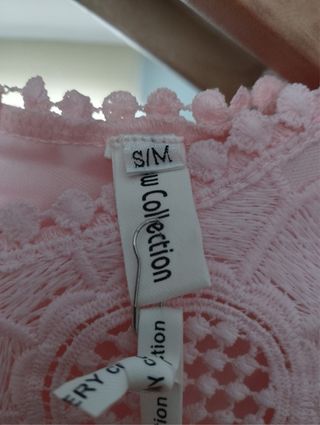 Vestido rosa claro ocasión especial