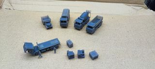 5 Camiones + carga Escala N 1:160