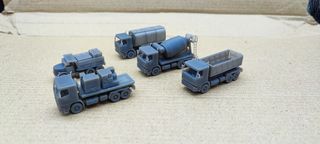 5 Camiones + carga Escala N 1:160