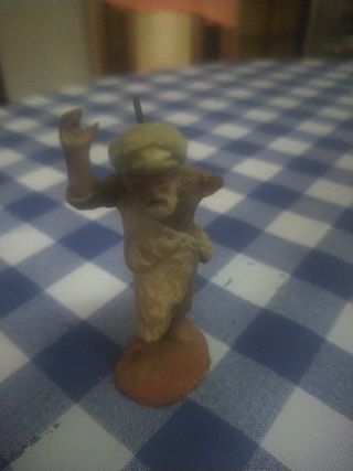 Figuras belén de barro muy antigua