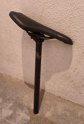 Asiento y tija bici