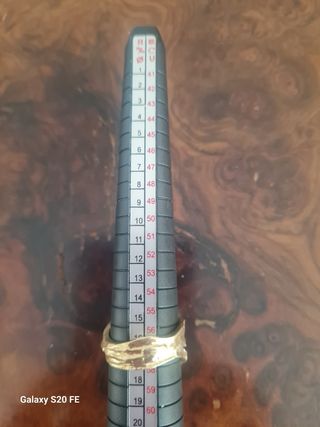 Anillo Vintage Italiano con Gran Piedra