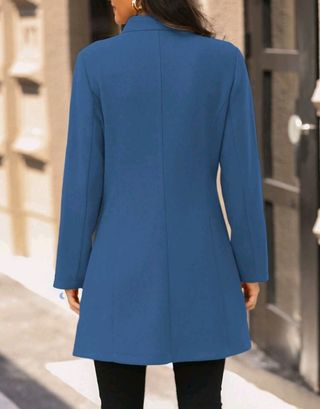 Abrigo azul entretiempo