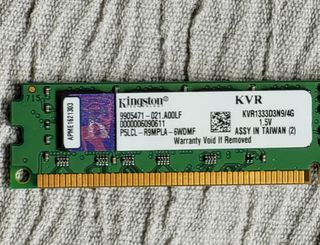 Memoria RAM Kingston 4GB KVR1333D3N9/4G