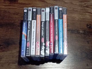 Lote 10 videojuegos PSP PAL ESP