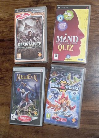 Lote 10 videojuegos PSP PAL ESP