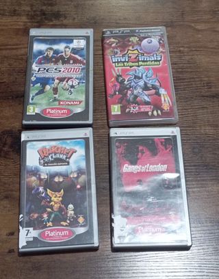 Lote 10 videojuegos PSP PAL ESP