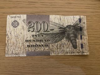 Rara banconota Isole Faroe 200 kr