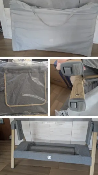 Cuna Kikka boo Nanna+colchón Babykeeper Ternum