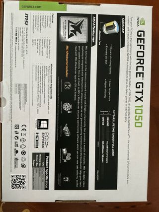 Tarjeta grafica Nvidia Geforce GTX 1050