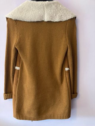 Chaqueta doble faz camel Stradivarius