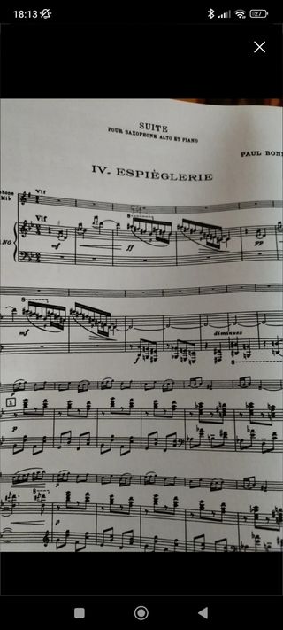 Suite para Saxo Alto y piano