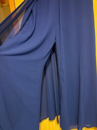 Mono de fiesta azul electrico