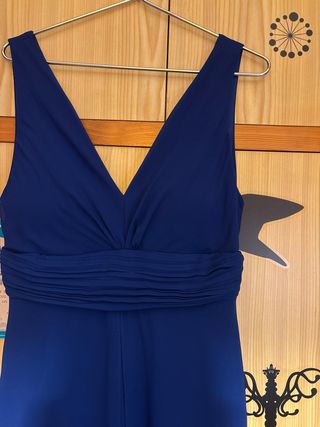 Mono de fiesta azul electrico