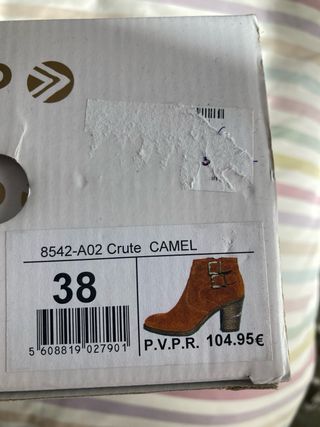 Botines piel vuelta, Goodstep 38