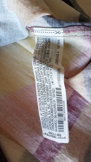 Camisa Zara talla M
