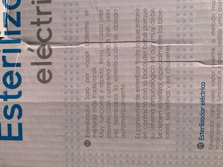 Esterilizador de biberones