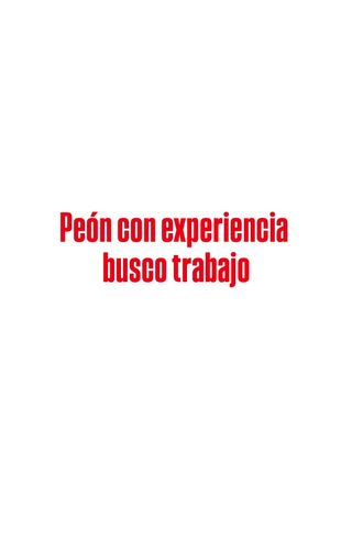 Peón con experiencia