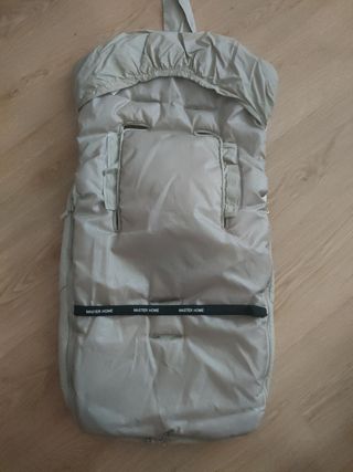 Saco carro-coche paseo bebe beige