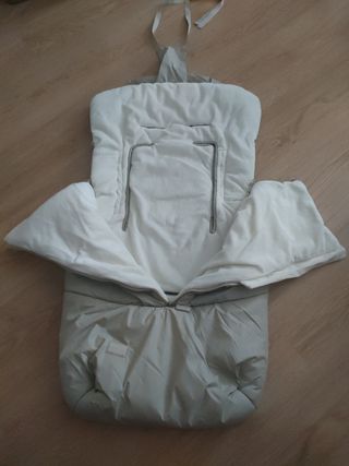 Saco carro-coche paseo bebe beige