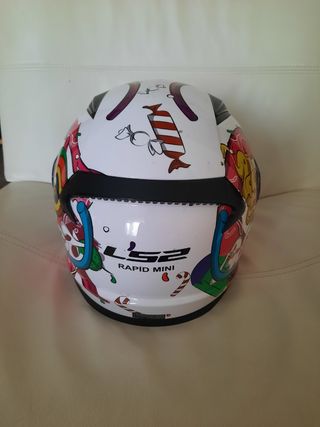 Casco infantil para moto