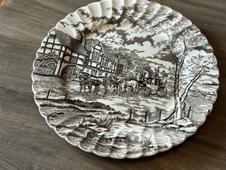 Plato de porcelana inglesa Royal Mail