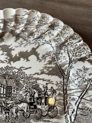 Plato de porcelana inglesa Royal Mail