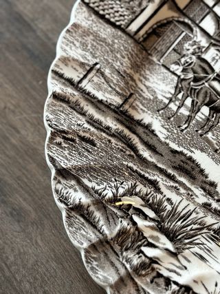 Plato de porcelana inglesa Royal Mail