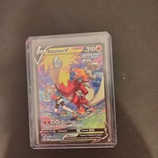 Carta Blaziken V Tempestad Plateada