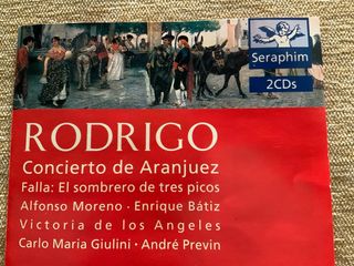 RODRIGO TURINA FALLA RAVEL ANDRE PREVIN CD DOBLE
