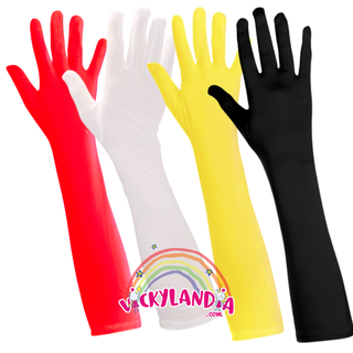 Guantes largos para disfraces