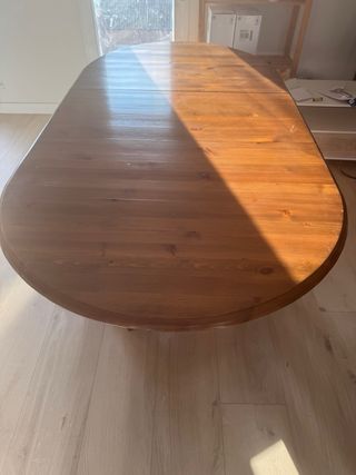 Mesa madera plegable