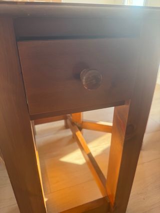 Mesa madera plegable