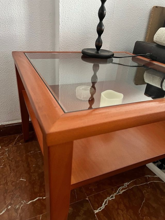 Mesa auxiliar madera