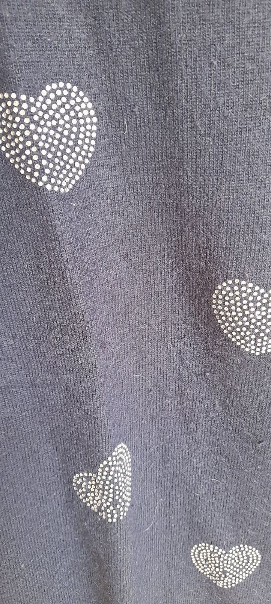 Jersey de punto fino azul marino