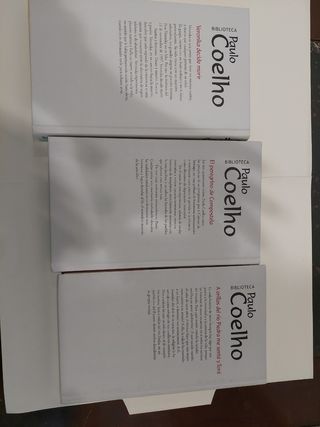 Paulo Coelho, lote tres libros