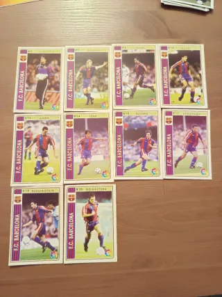 Lote cromos FC BARCELONA