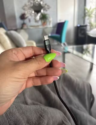 Cable mallado USB tipo c